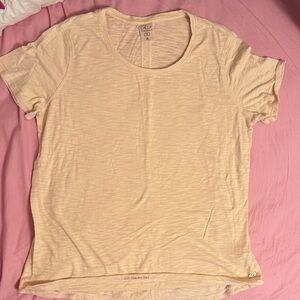 CALIA by Carrie Underwood Women's Cream Short Sleeve Tee